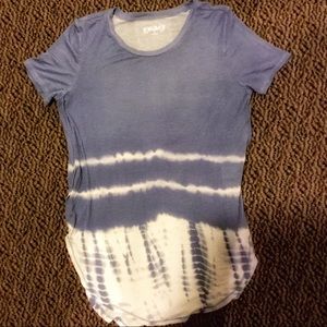 Perriwinkle Blue / White Tee, Medium